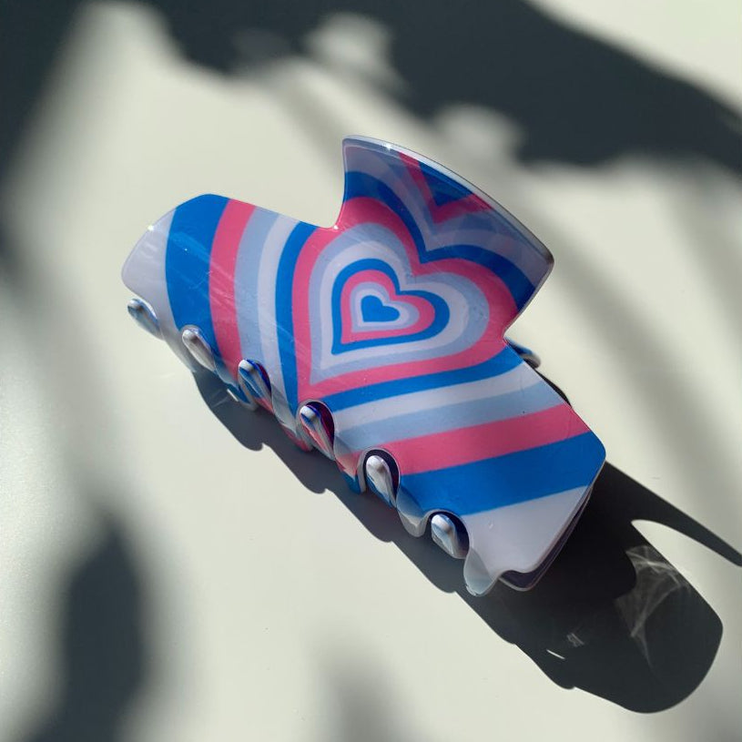 Velvet Claws Hair Clip | The Foxy in Blue Jeans Hair Claw