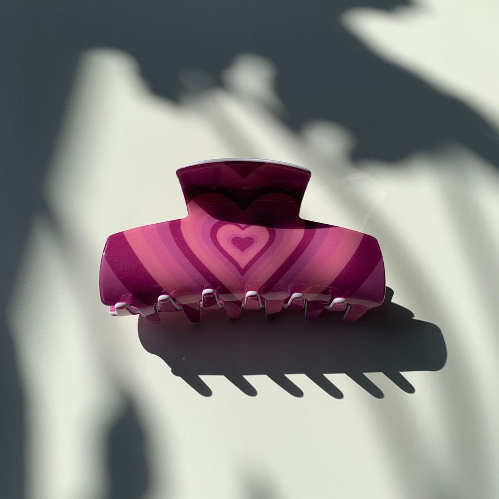 Velvet Claws Hair Clip | The Foxy in Magenta Hair Claw