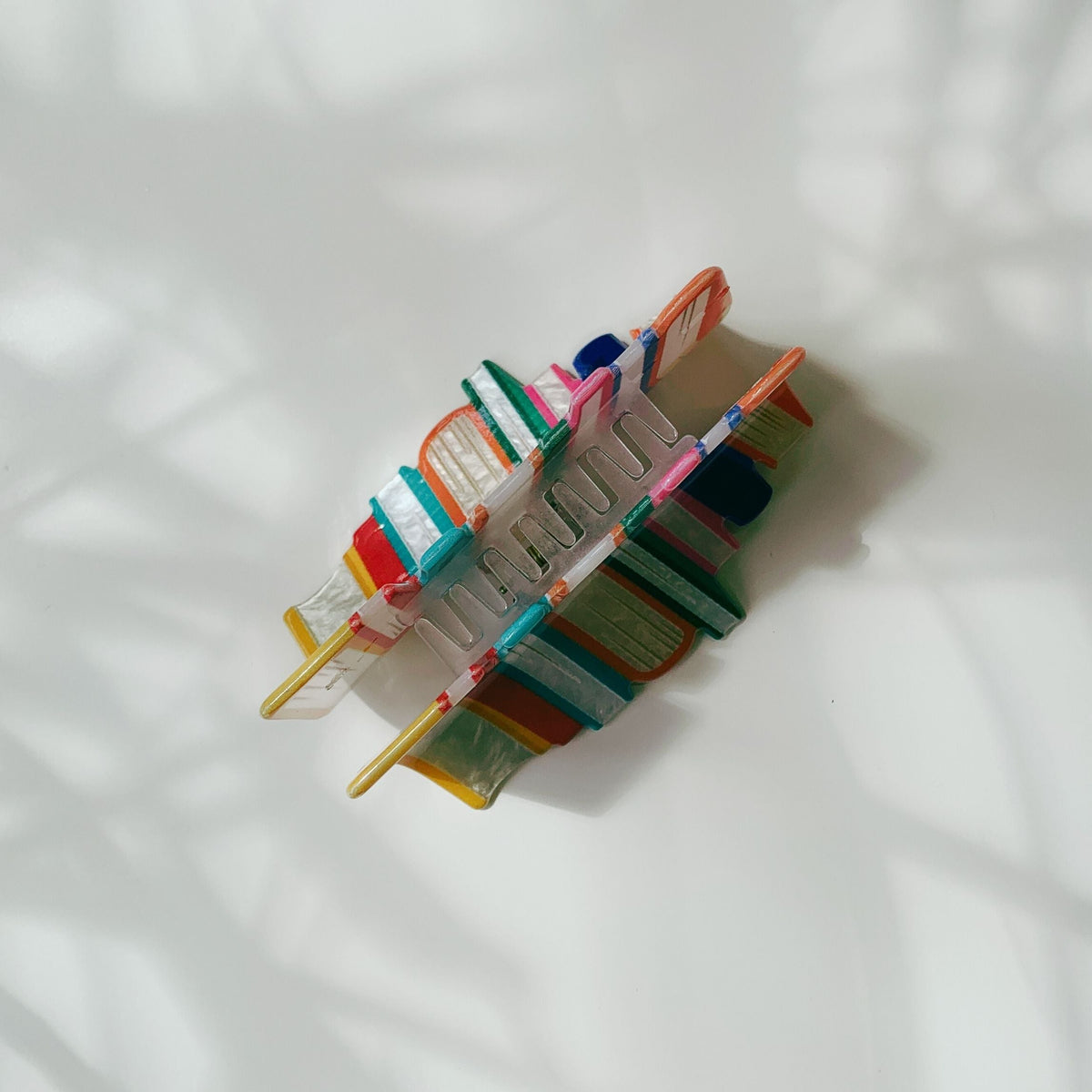 Velvet Claws Stack of Books Hair Clip