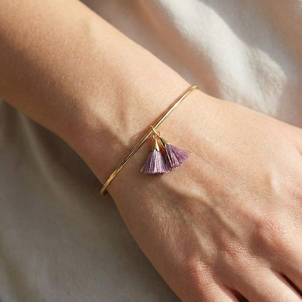 You Are Amazing Simple Tassel Cuff Bracelet on Gift Card | Gift Add-On, Congratulations, Greeting Card Stuffer