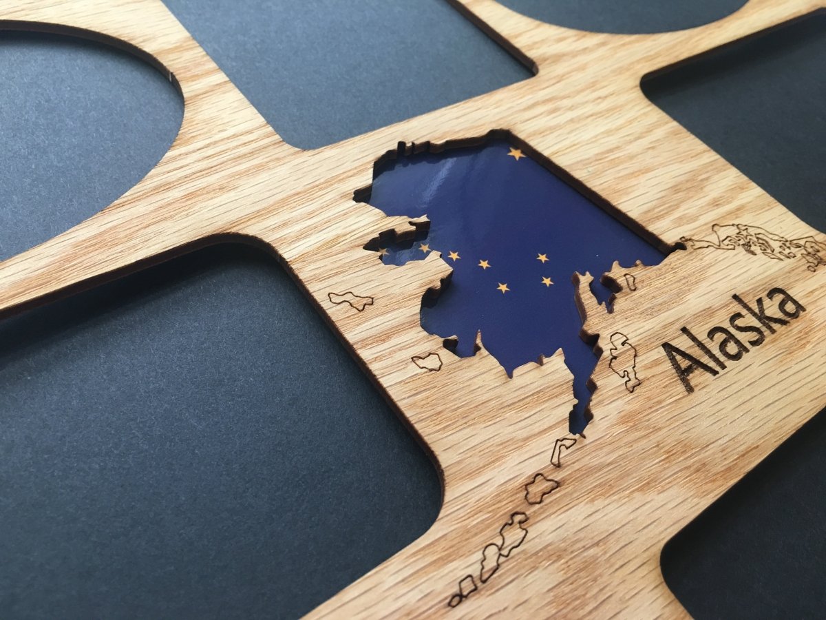 Alaska Picture Frame - State Photo Frame