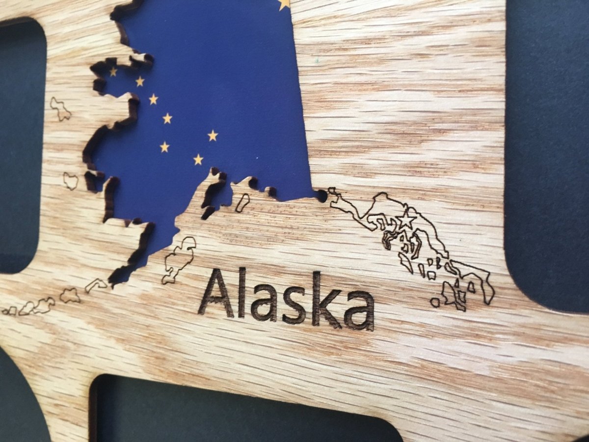 Alaska Picture Frame - State Photo Frame