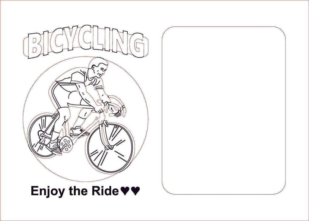 Bicycling Picture Frame - Bike Photo Frame