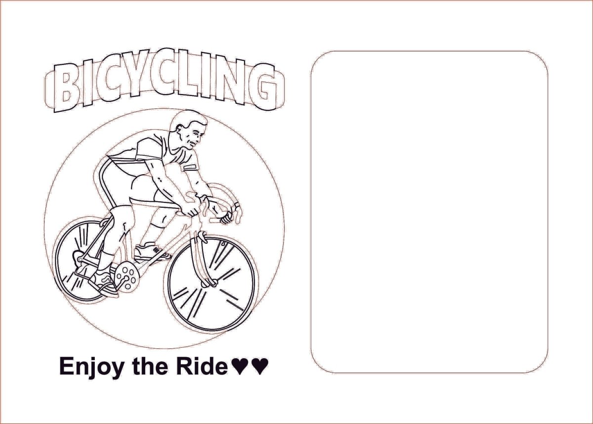 Bicycling Picture Frame - Bike Photo Frame