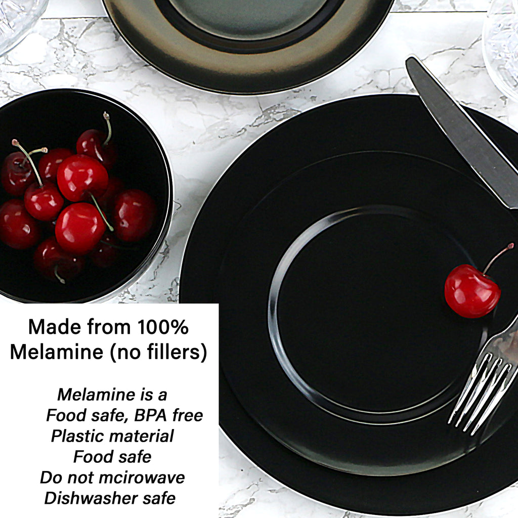 12pc Melamine Dinner Set, Harvest Apples