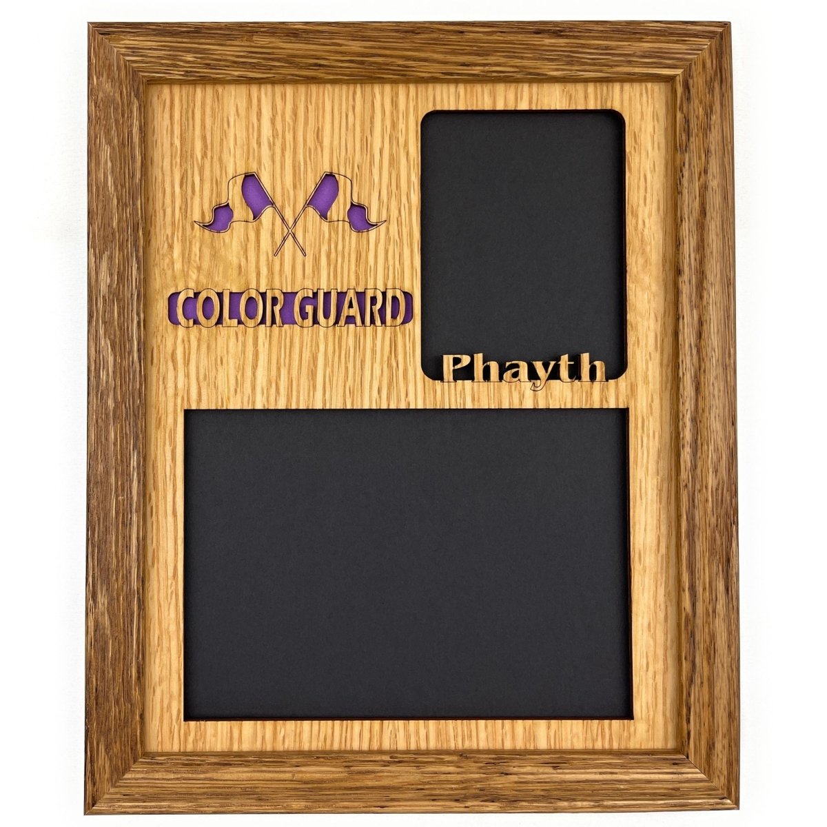 Color Guard Picture Frame - Wood Picture Frame