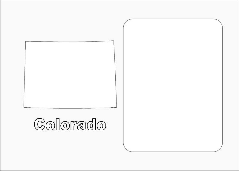 Colorado Picture Frame - State Photo Frame