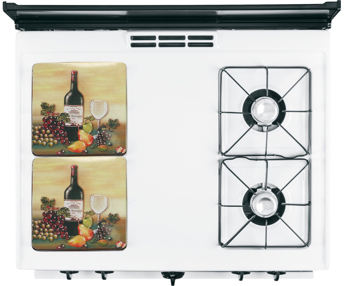 Square Tin Burner Cover, Wine & Vine