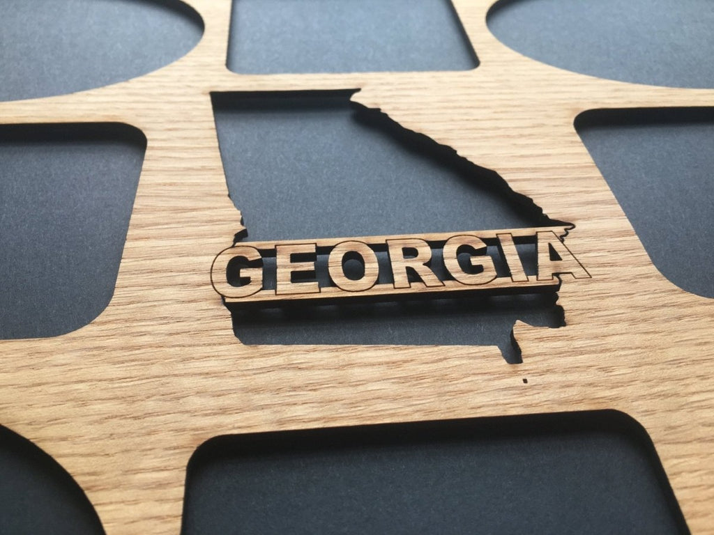 Georgia Picture Frame with State Cutout