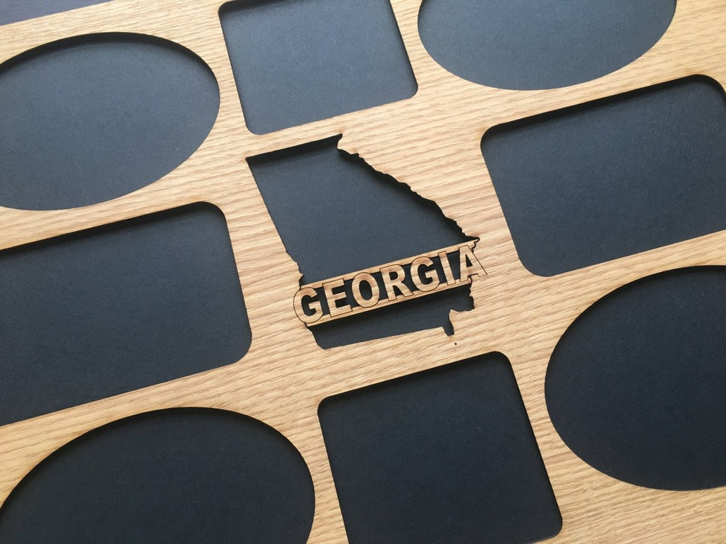 Georgia Picture Frame with State Cutout