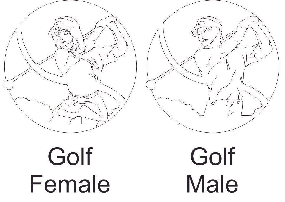 Golf Picture Frame - Gift for Golfer