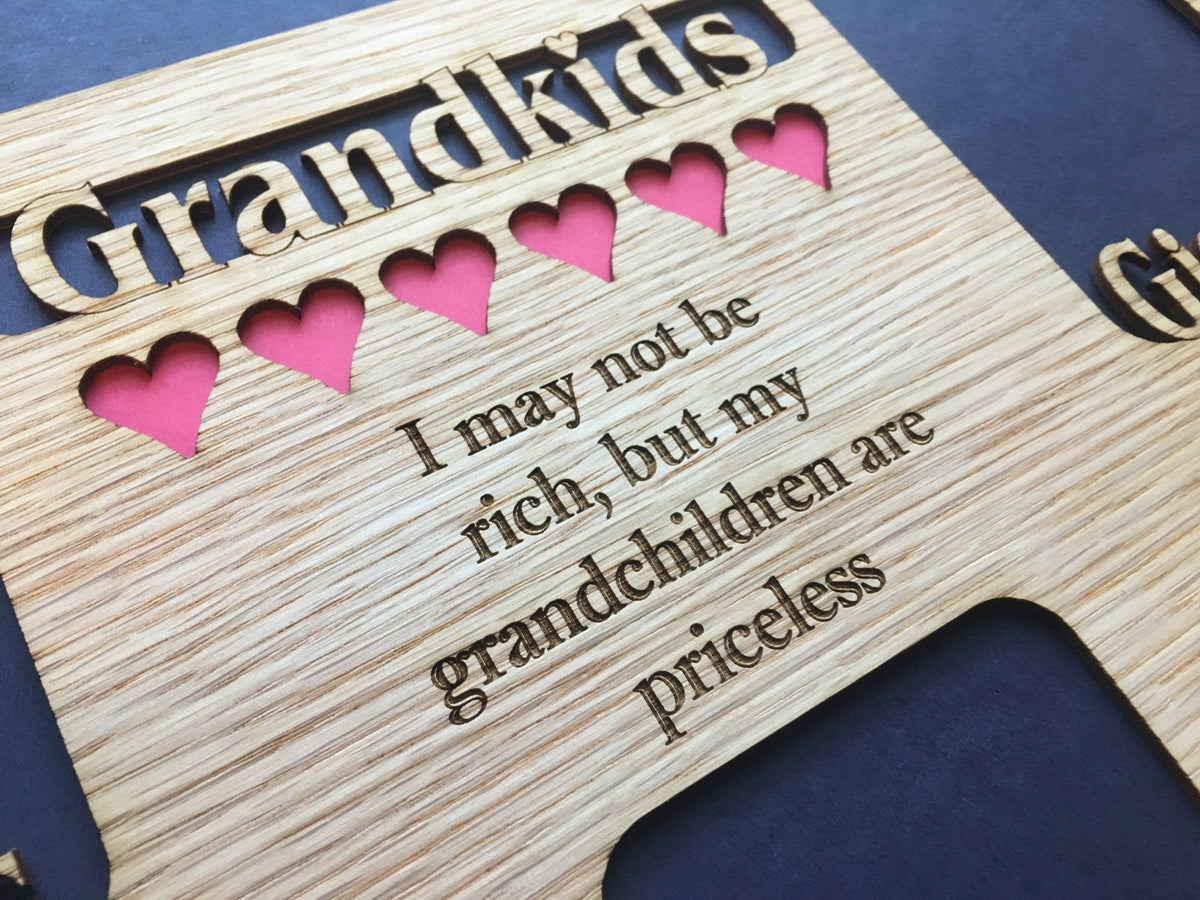 Grandkids Name Picture Frame 18x24