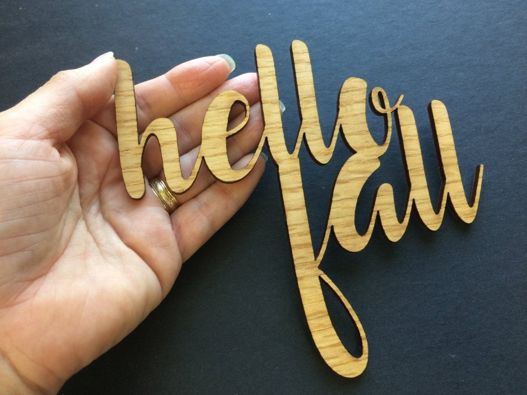 Hello Fall Sign