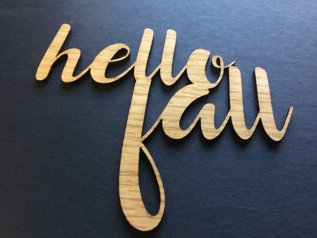 Hello Fall Sign