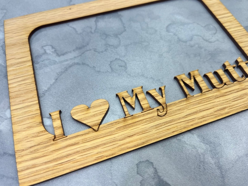 I Love My Dog Picture Frame - Gift for New Dog