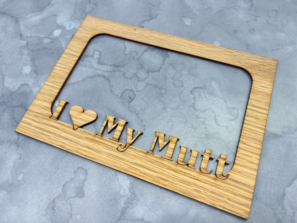 I Love My Dog Picture Frame - Gift for New Dog