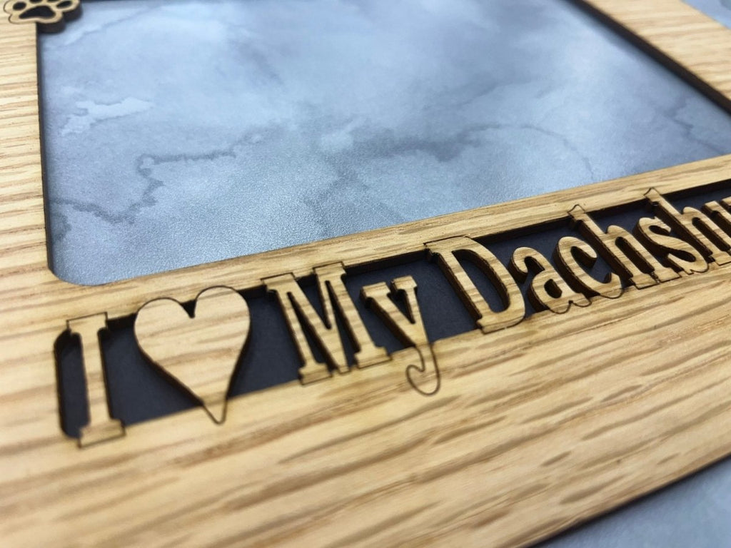 I Love My Dog Picture Frame - Gift for New Dog