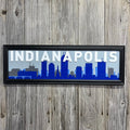 Indianapolis Skyline Artwork, Wood