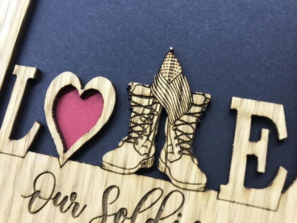 Love My Soldier Picture Frame - US Army