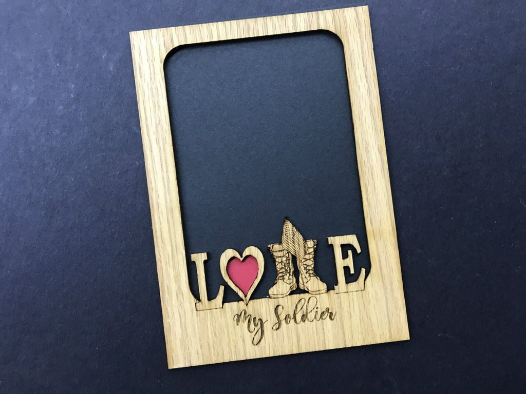 Love My Soldier Picture Frame - US Army
