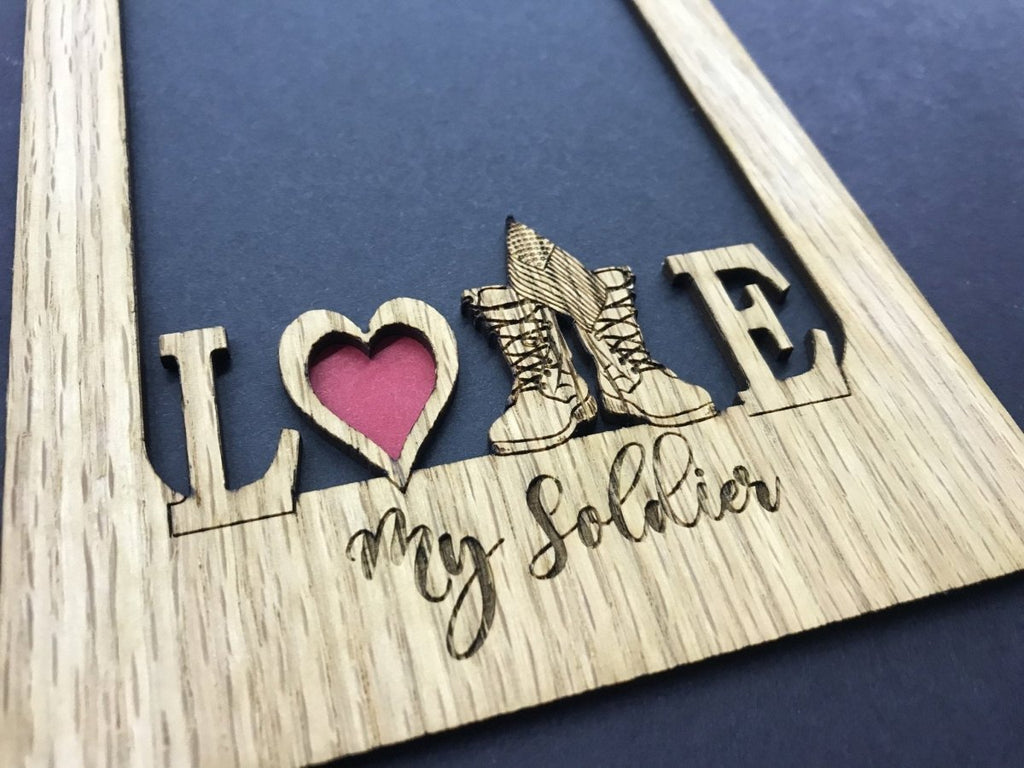 Love My Soldier Picture Frame - US Army