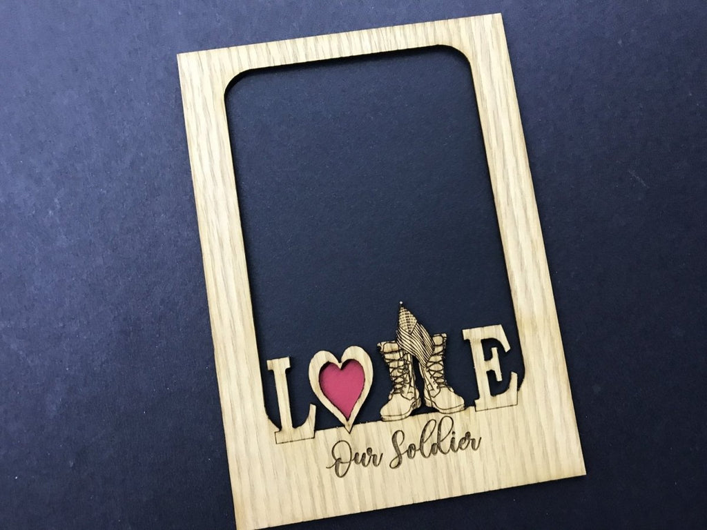 Love My Soldier Picture Frame - US Army