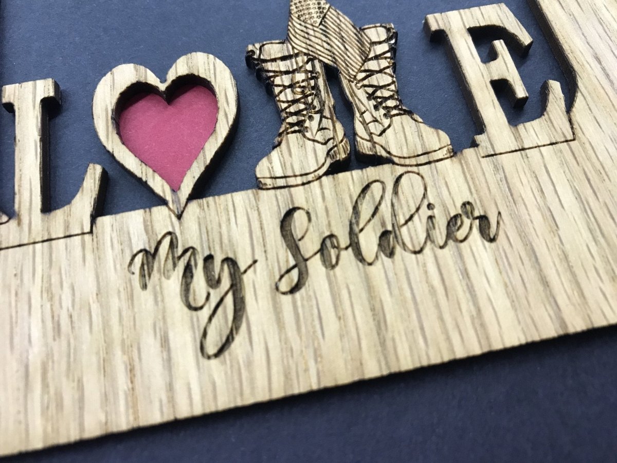 Love My Soldier Picture Frame - US Army