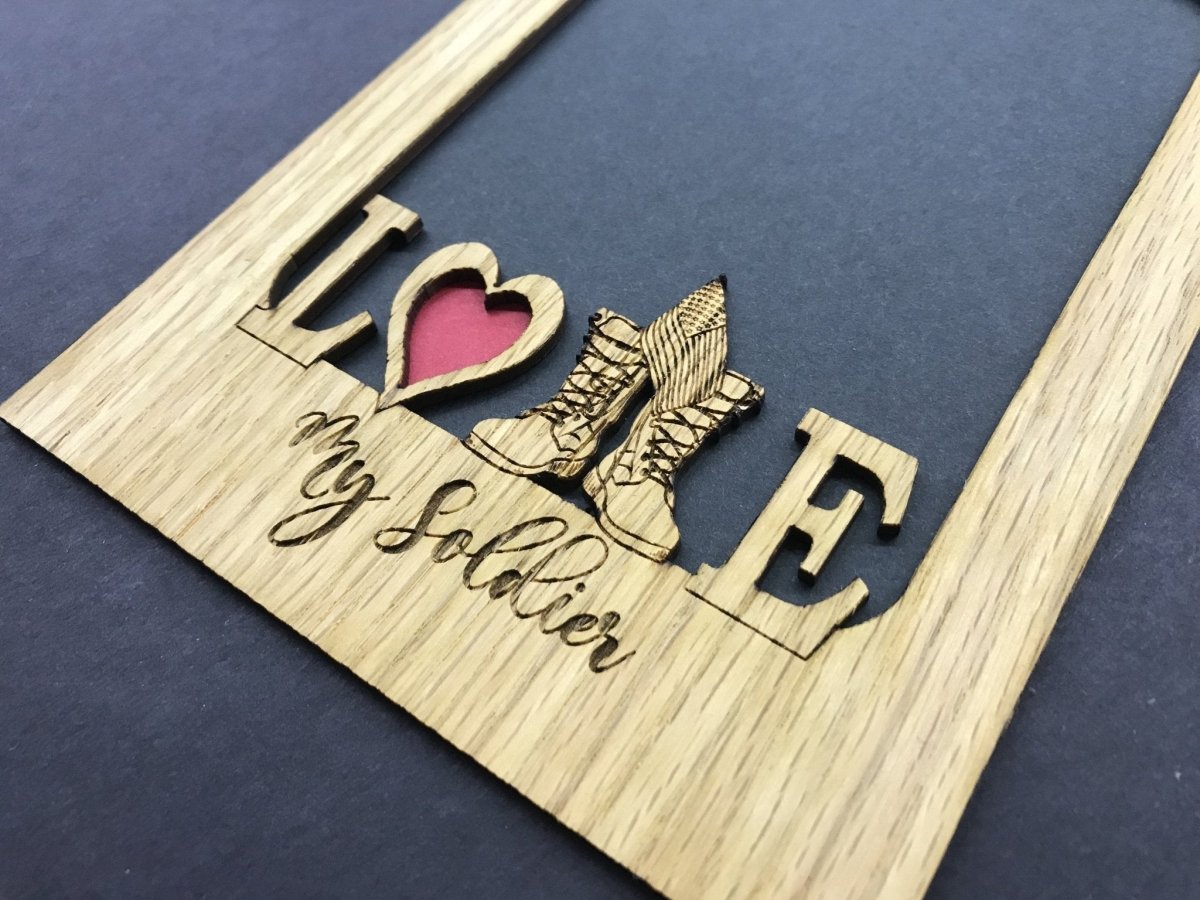 Love My Soldier Picture Frame - US Army