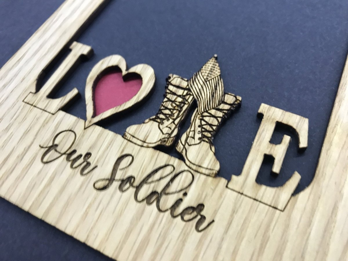 Love My Soldier Picture Frame - US Army