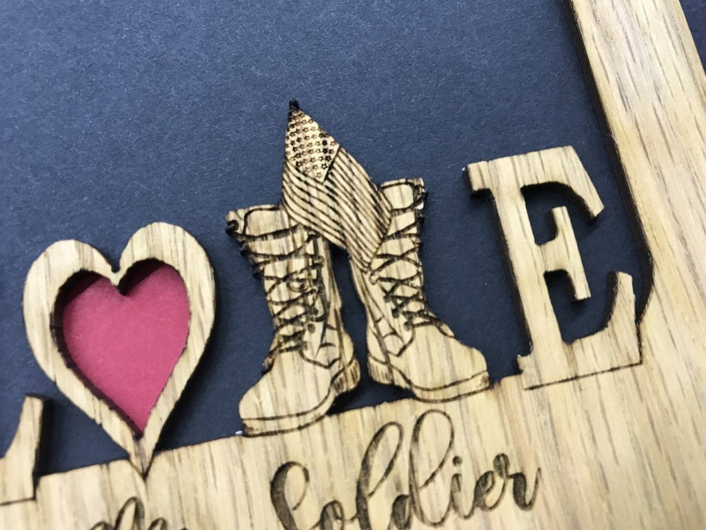 Love My Soldier Picture Frame - US Army