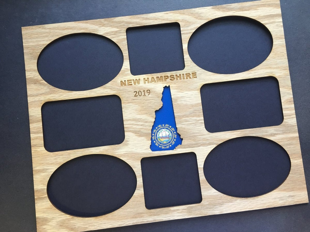 New Hampshire Picture Frame - State Photo Frame