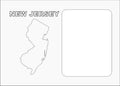 New Jersey Picture Frame - State Photo Frame