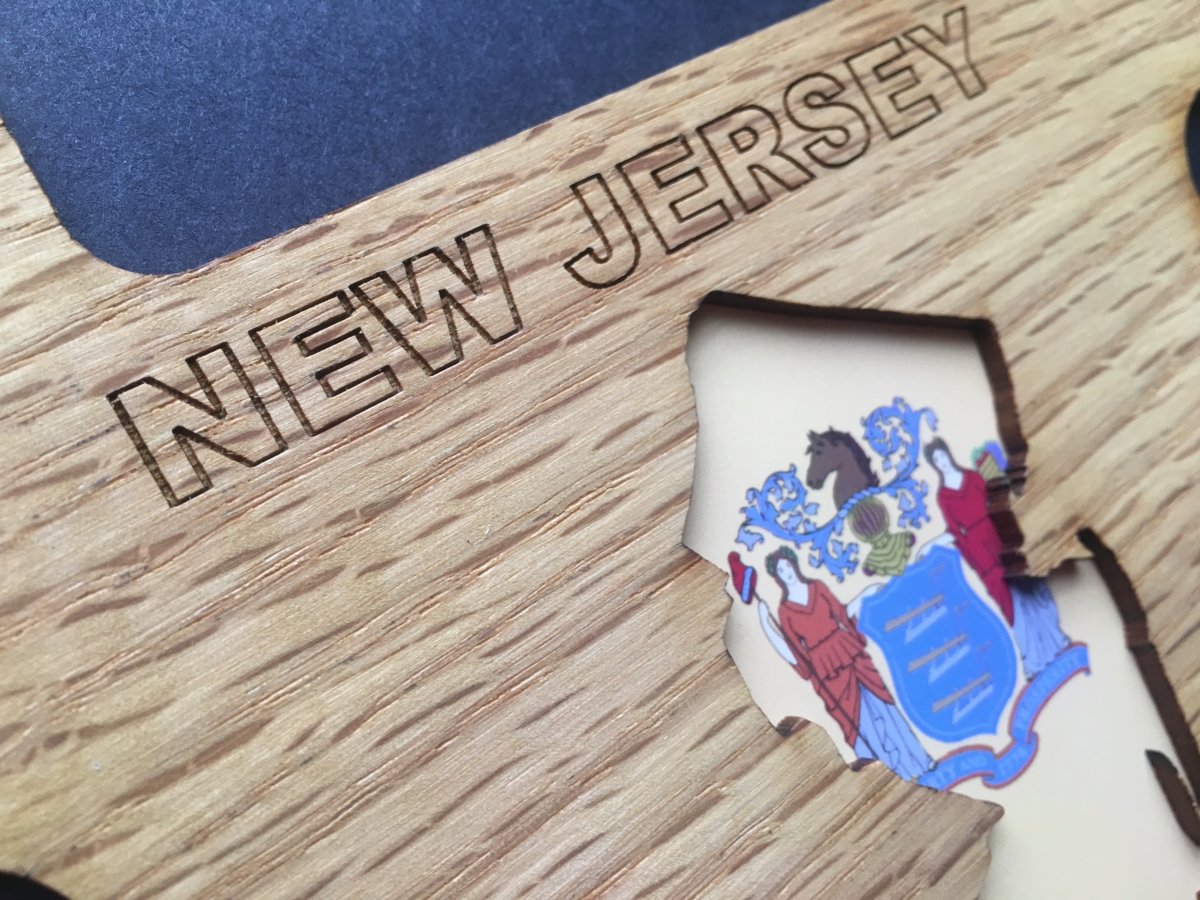 New Jersey Picture Frame - State Photo Frame