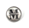 Personalized Golf Ball Marker - Silver with Black Engraving
