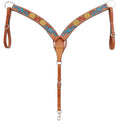 Rafter T Thunderbird Breast Collar, Full, Lt Oil