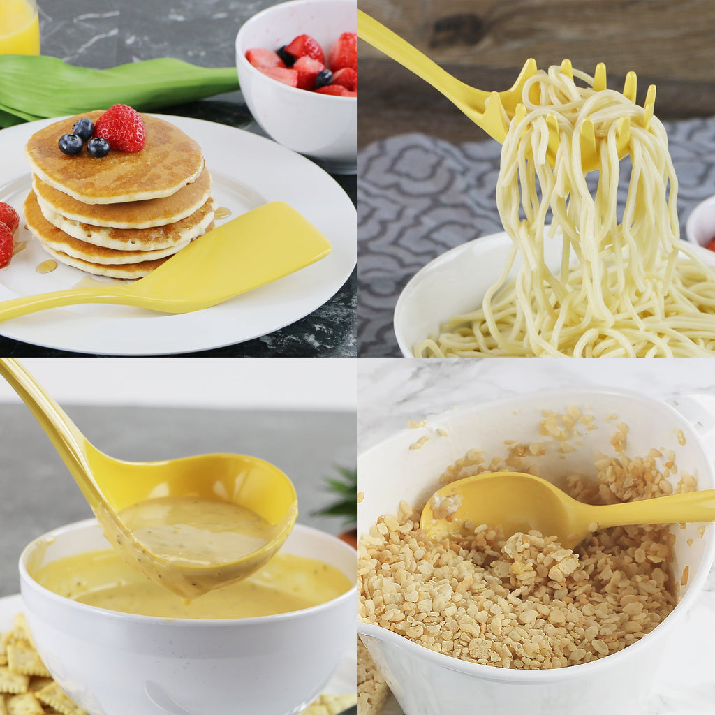 6pc Utensil Set, Lemon