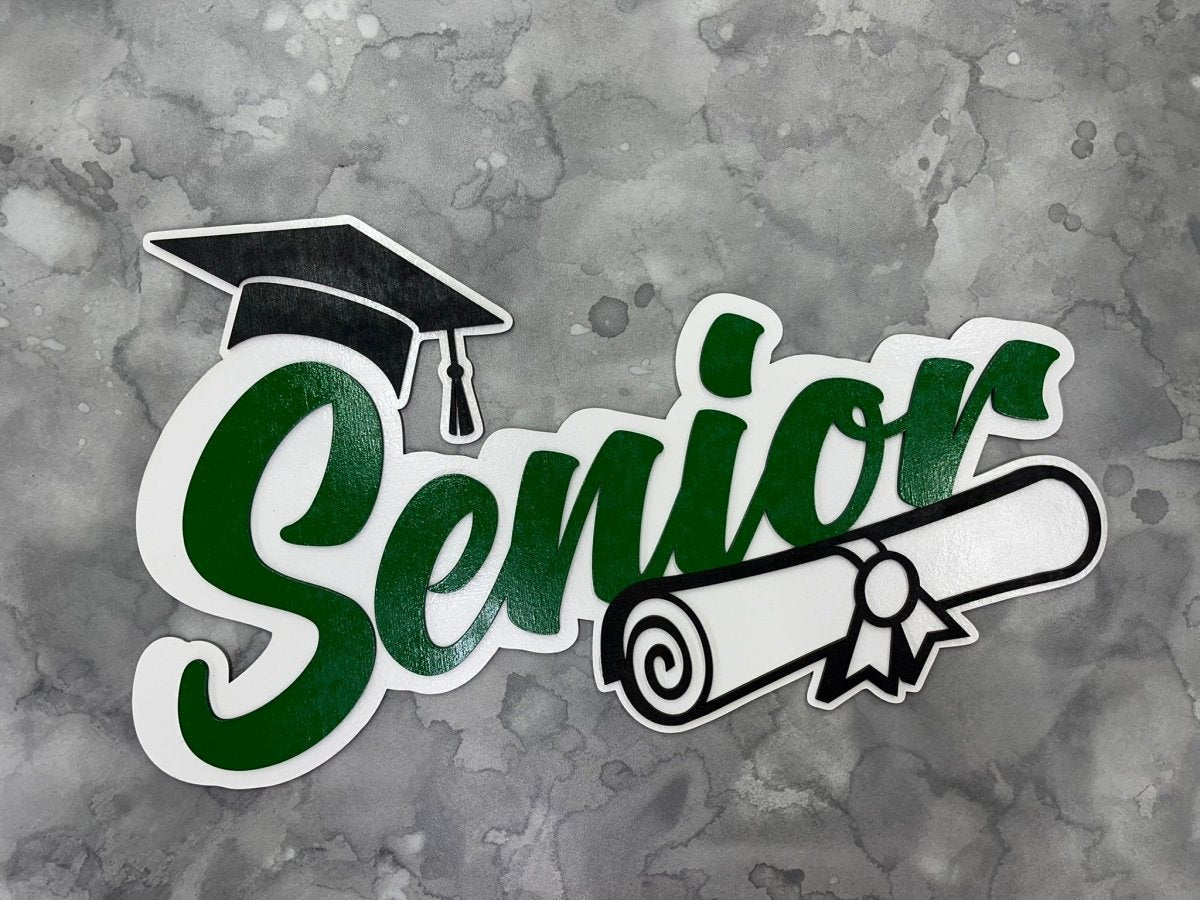 Senior 2027 Graduation Sign, Wood