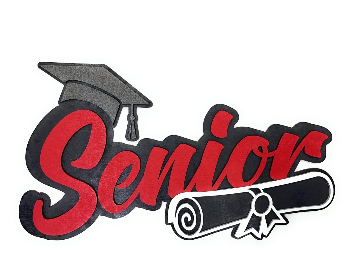 Senior 2027 Graduation Sign, Wood