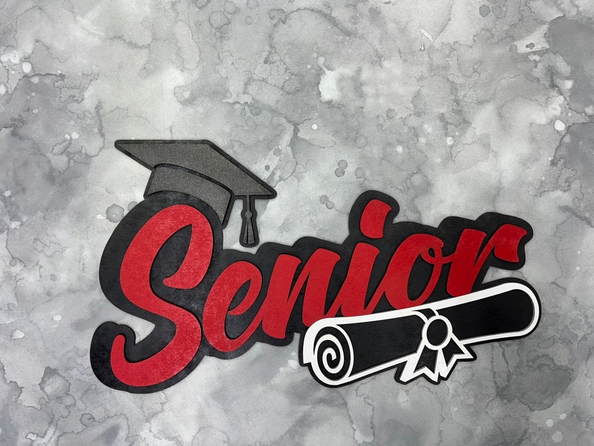 Senior 2027 Graduation Sign, Wood