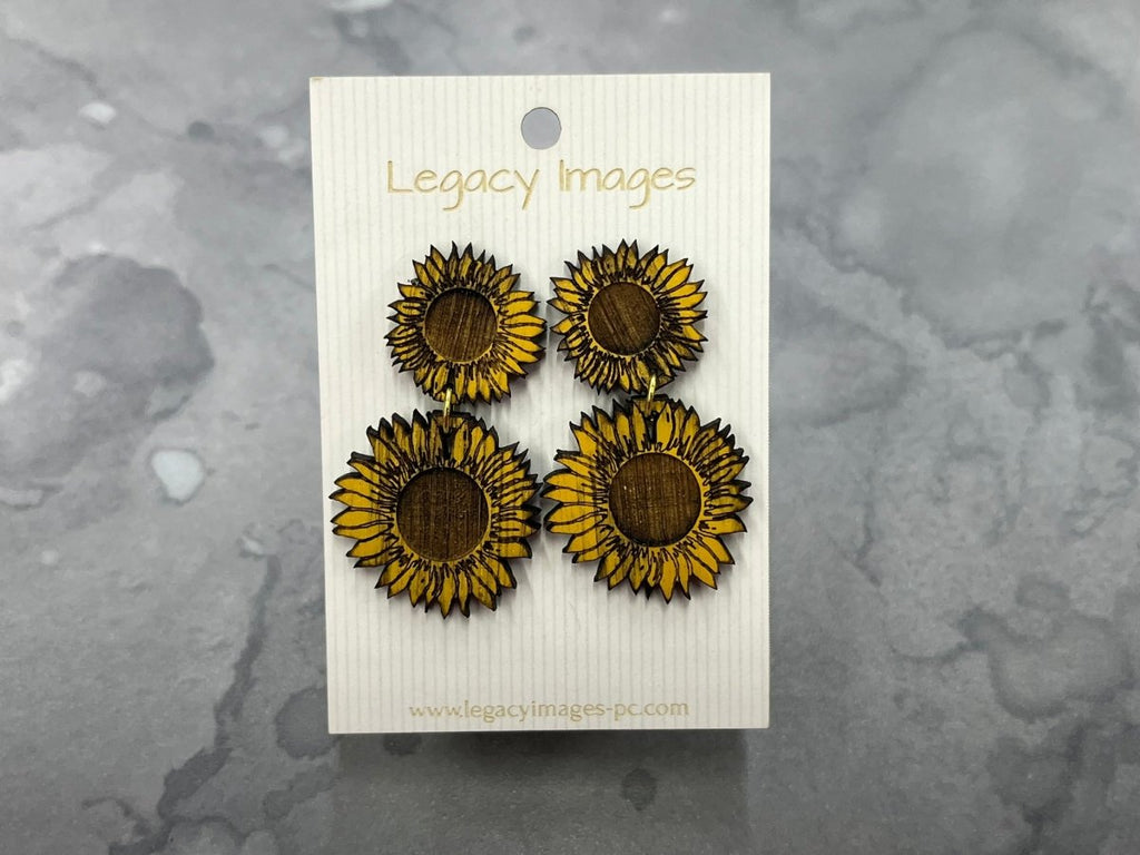 Sunflower Earrings - Drop Earrings