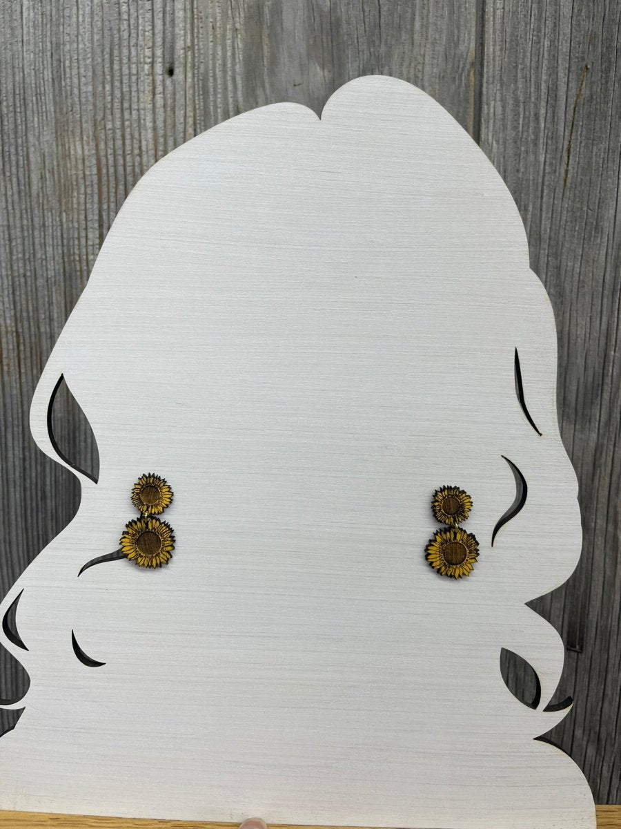 Sunflower Earrings - Drop Earrings