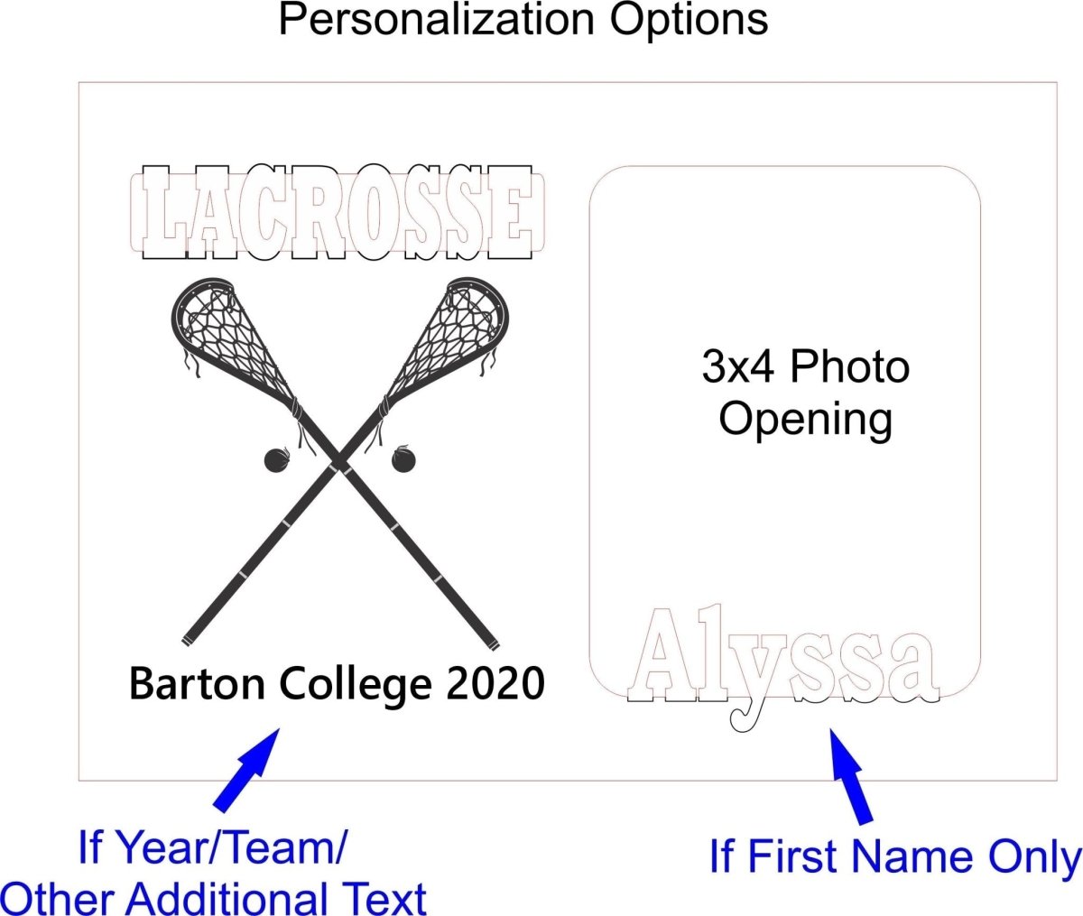 Tennis Picture Frame