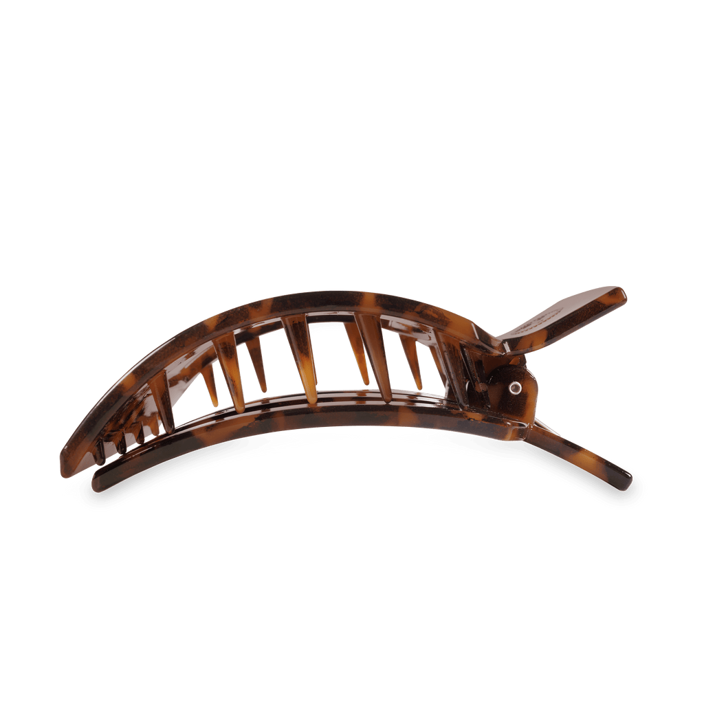 Tortoise Large Flat Square Hair Clip