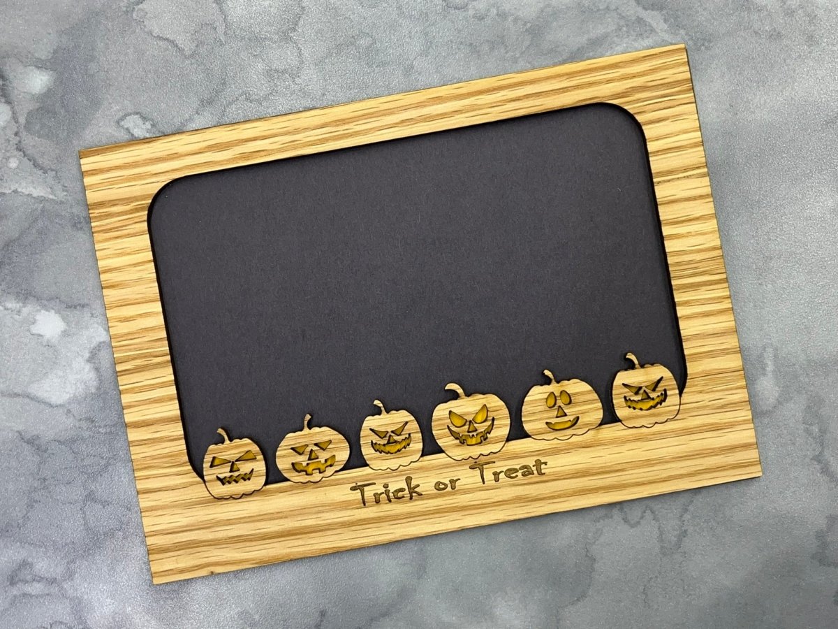 Trick or Treat Picture Frame - Jack-O'-Lantern Photo Frame