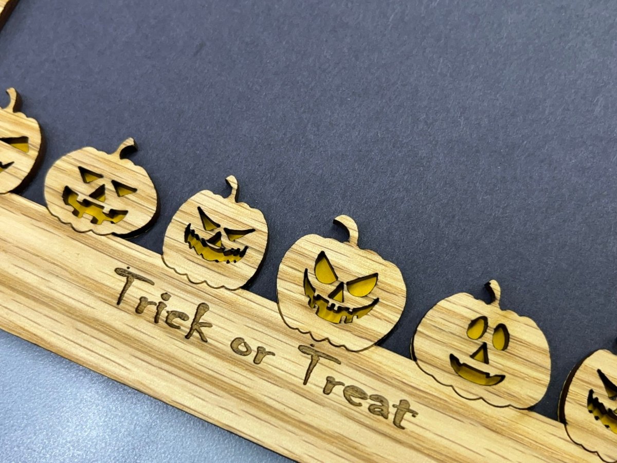 Trick or Treat Picture Frame - Jack-O'-Lantern Photo Frame