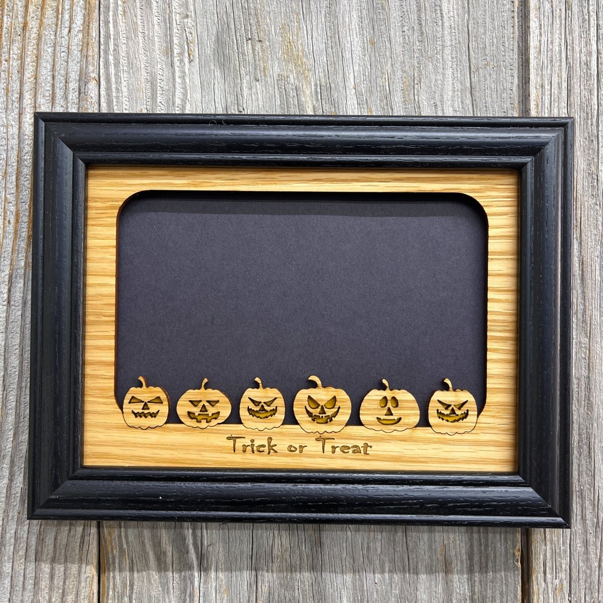 Trick or Treat Picture Frame - Jack-O'-Lantern Photo Frame