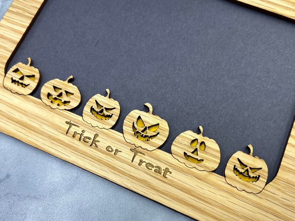 Trick or Treat Picture Frame - Jack-O'-Lantern Photo Frame