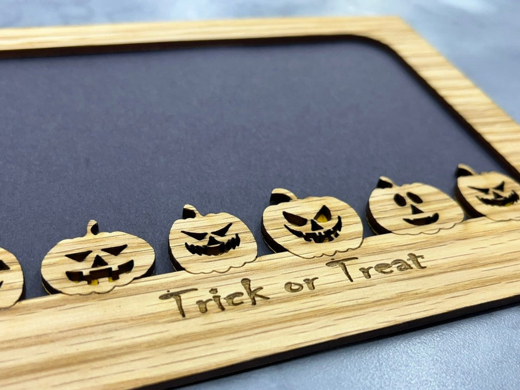 Trick or Treat Picture Frame - Jack-O'-Lantern Photo Frame