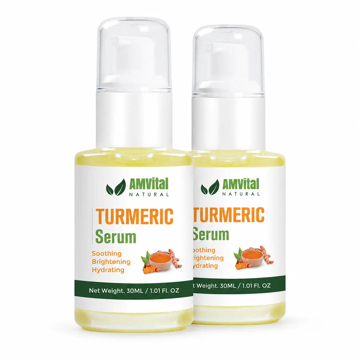 AMVital Turmeric Vitamin C Serum for Dark Spots & Dull Skin
