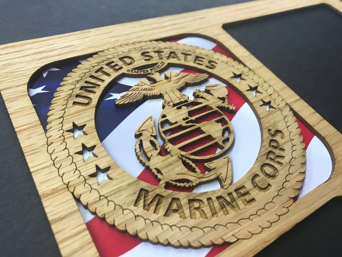 US Marine Corps Picture Frame - Military Frame